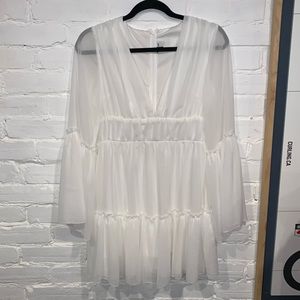 MISS ORD White Flowy Dress